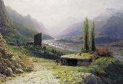 Lev Feliksovich Lagorio Kavkaz Landscape Spain oil painting artist